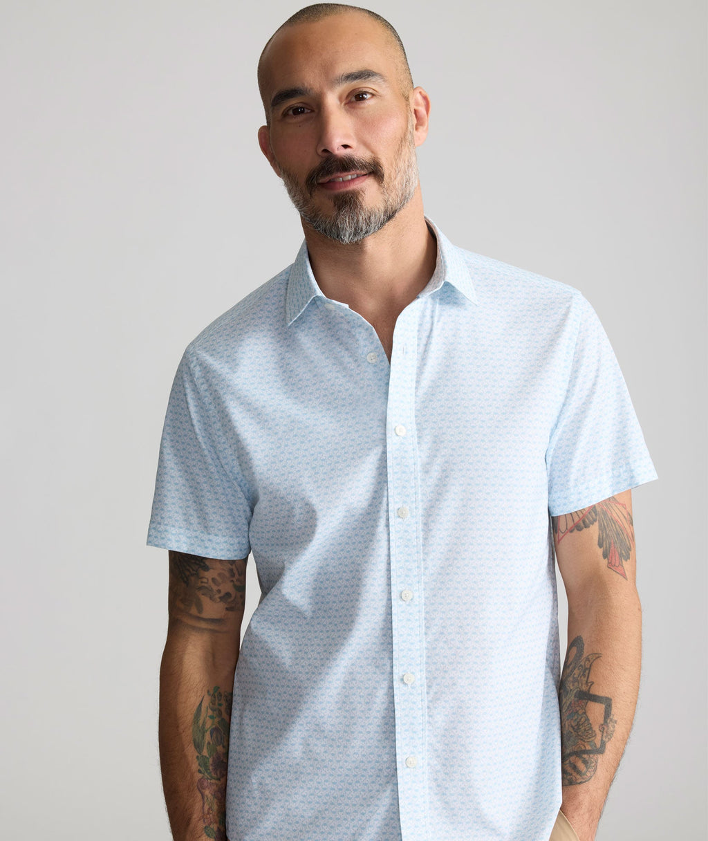 Chemise Arundel de performance à manches courtes