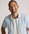 Chemise Ashford à manches courtes en coton stretch