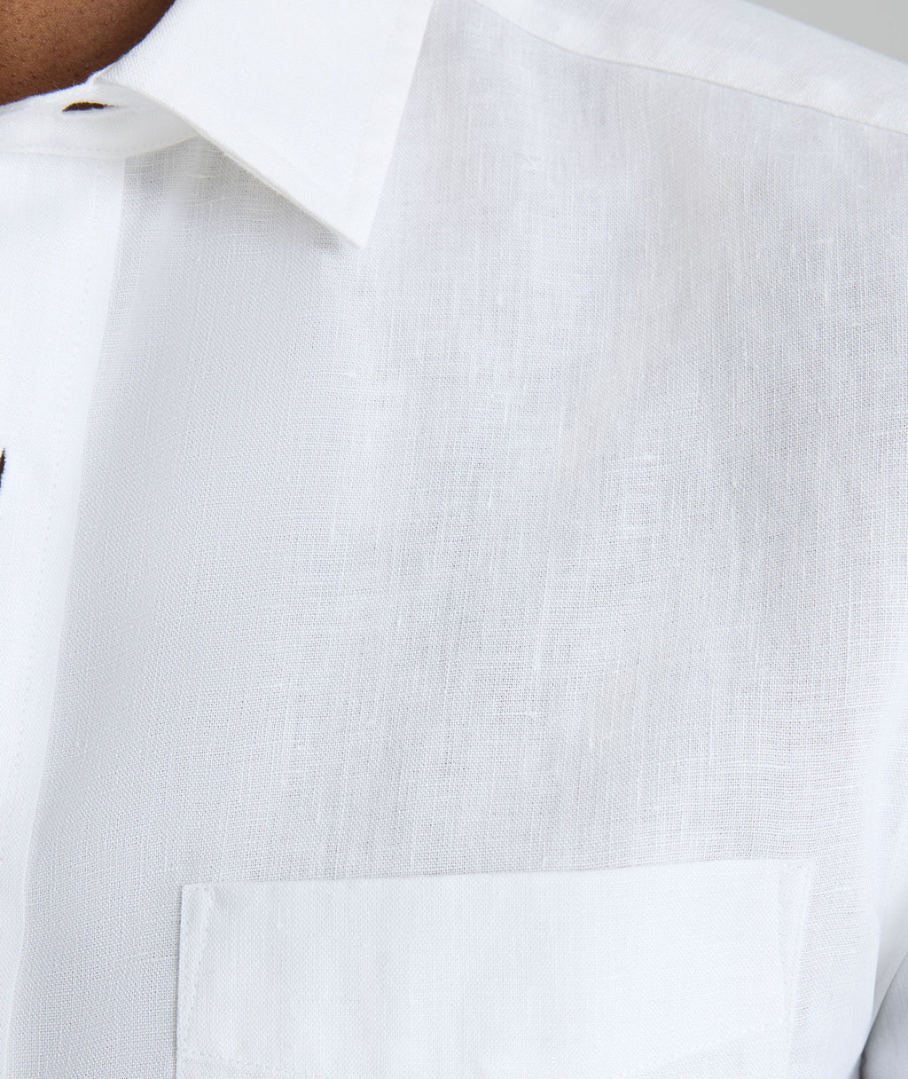 Chemise Cameron en lin à manches courtes, infroissable