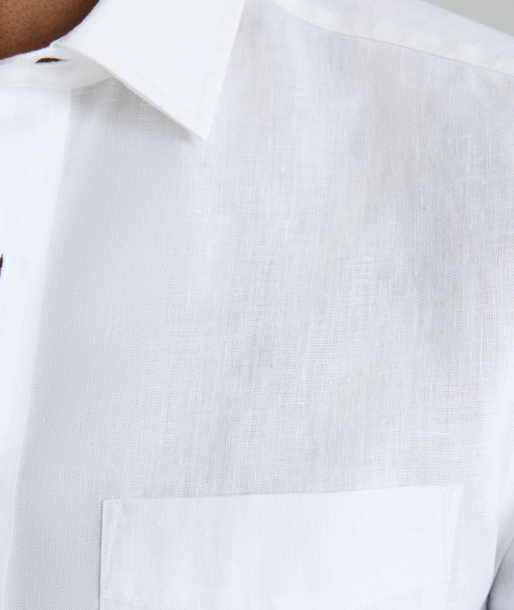 Chemise Cameron en lin à manches courtes, infroissable