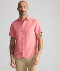 Chemise Cameron en lin à manches courtes, infroissable