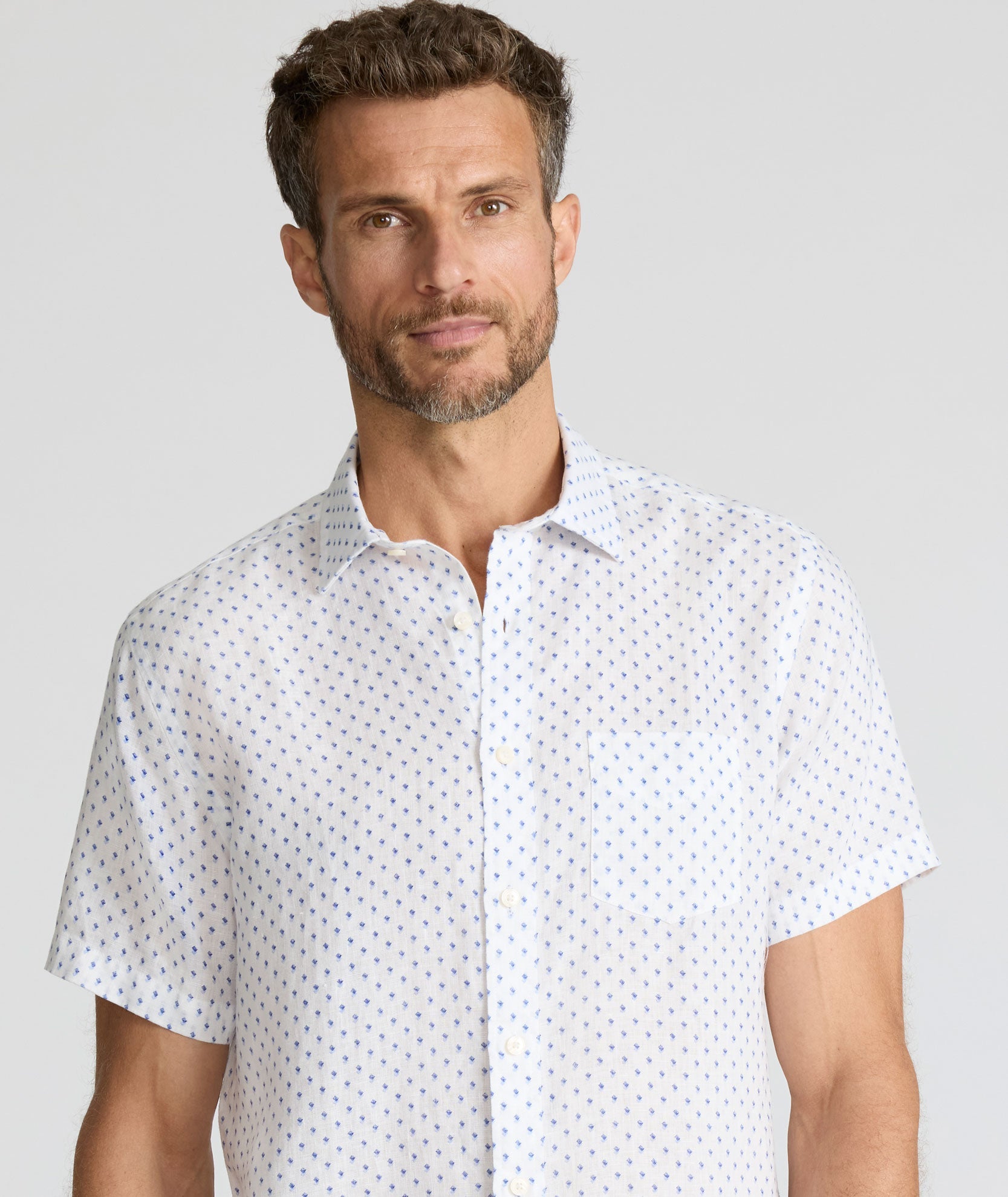 Chemise Dixon à manches courtes en lin