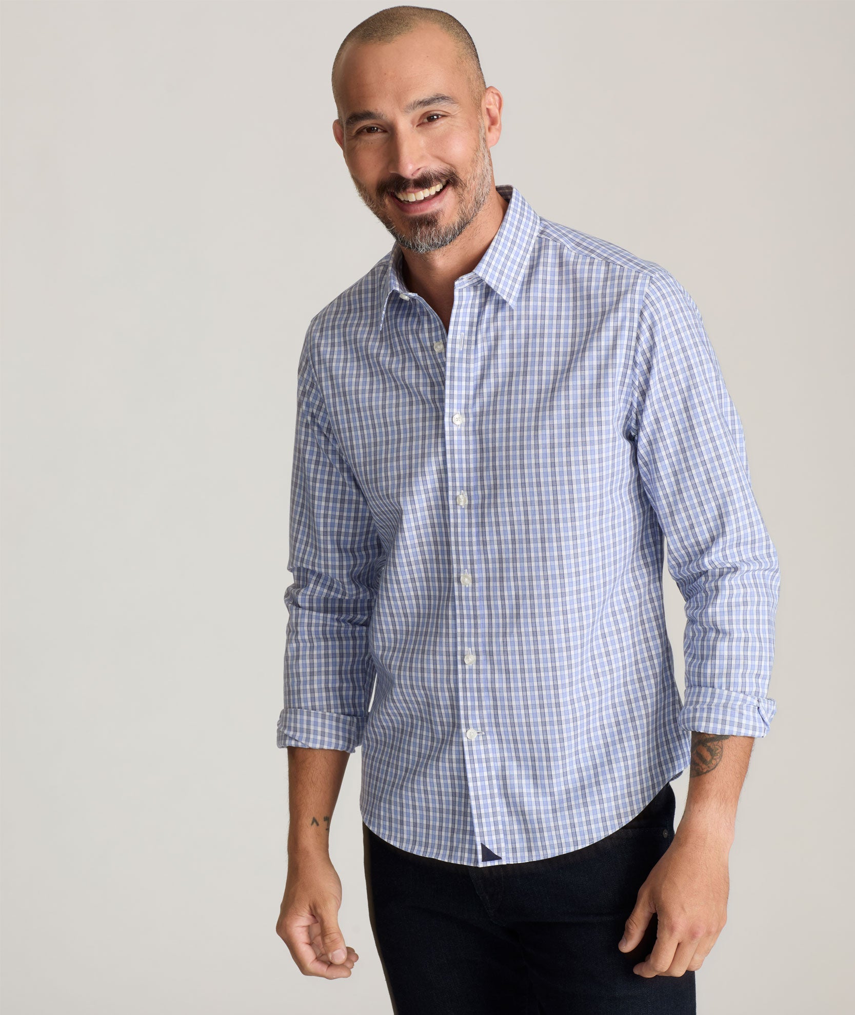 Chemise infroissable