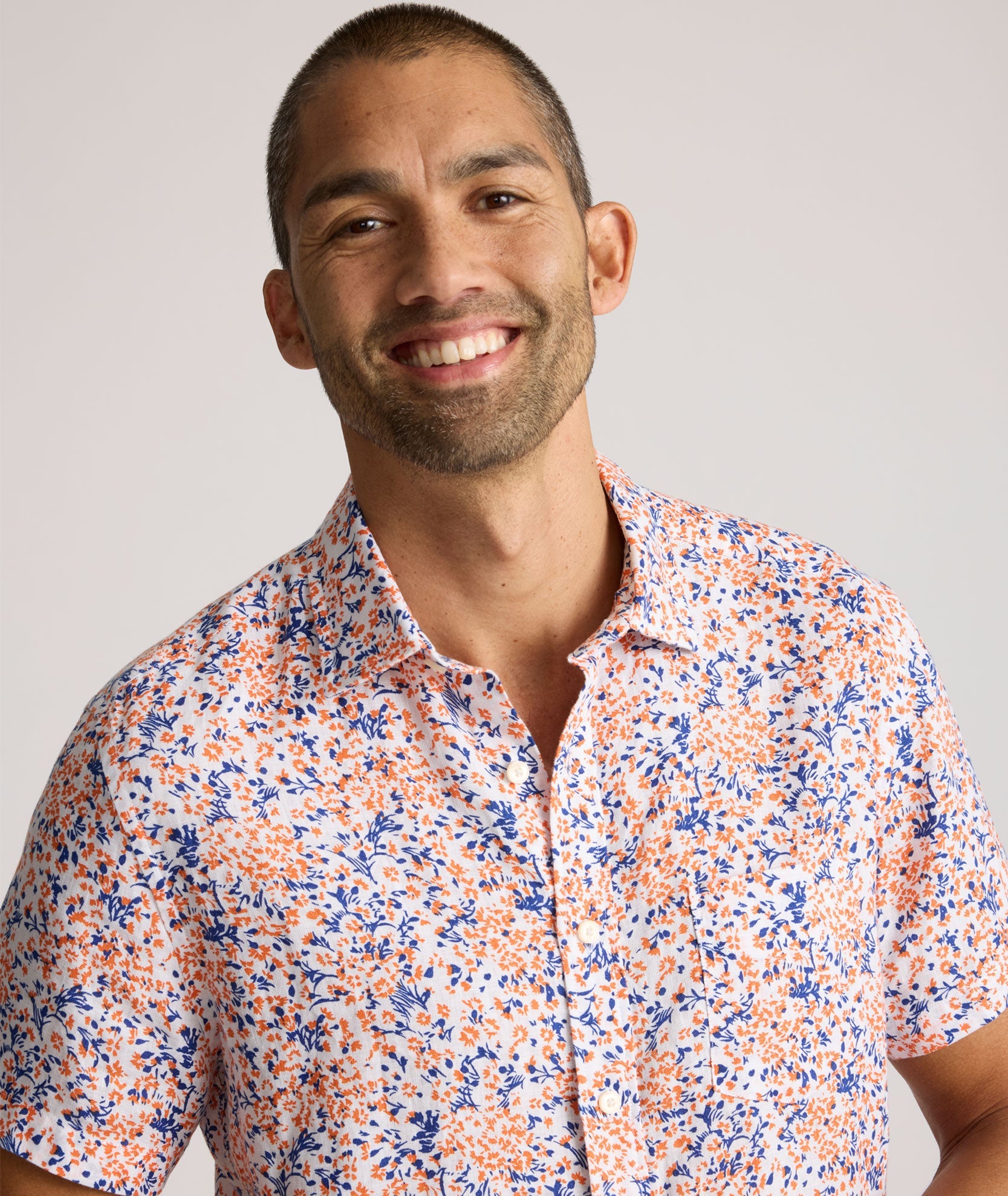 Chemise Ellsworth à manches courtes en lin