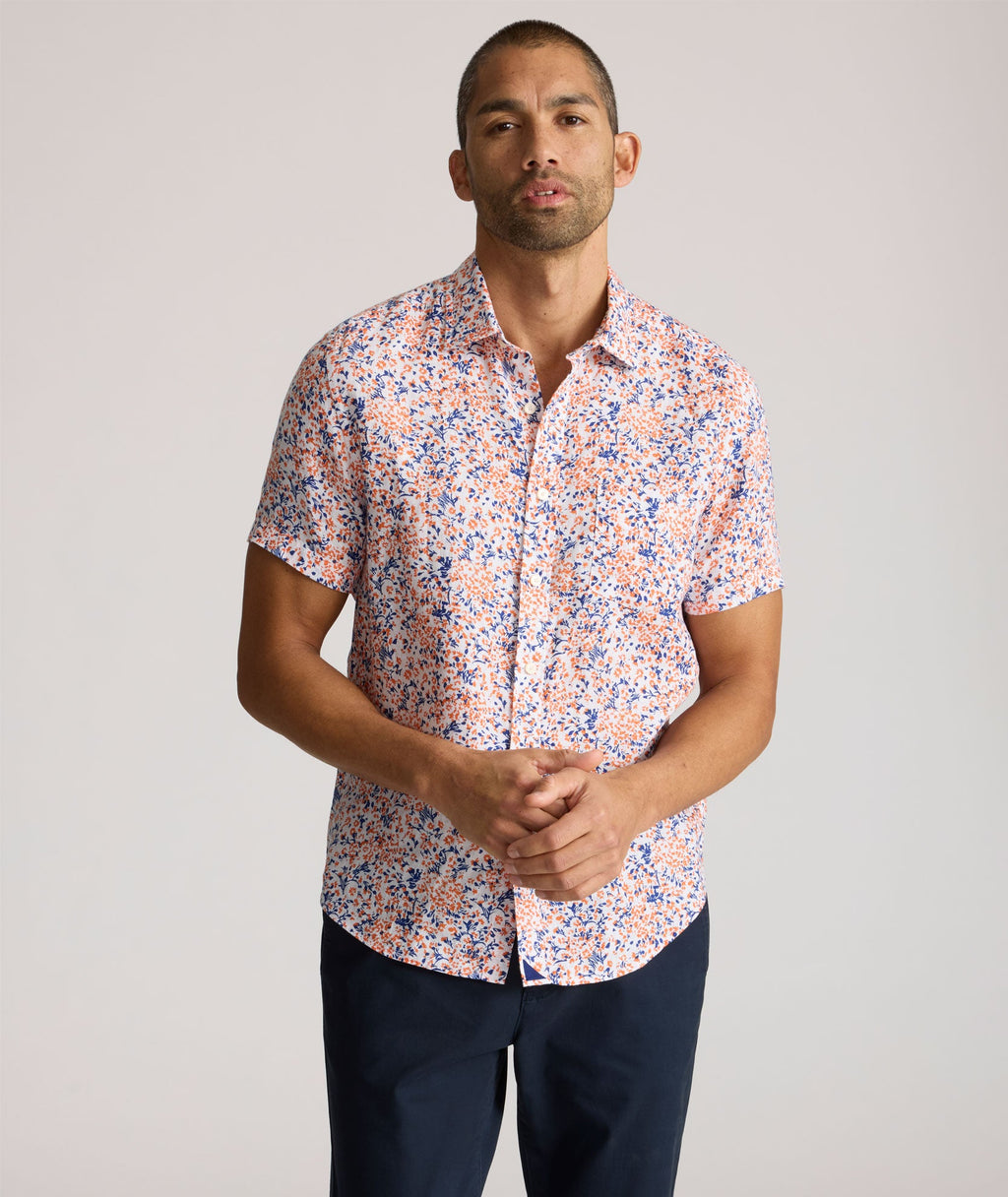 Chemise Ellsworth à manches courtes en lin