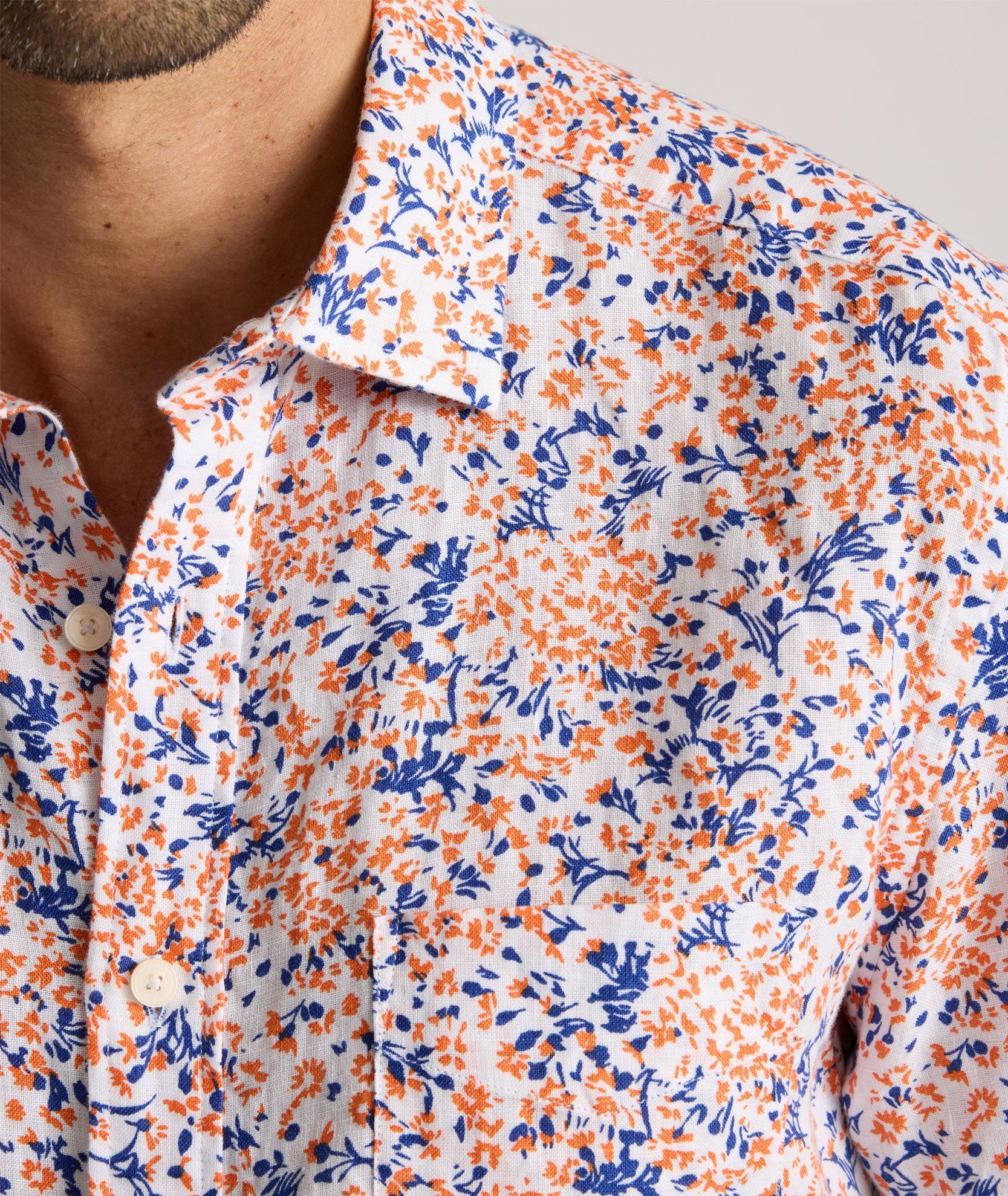 Chemise Ellsworth à manches courtes en lin
