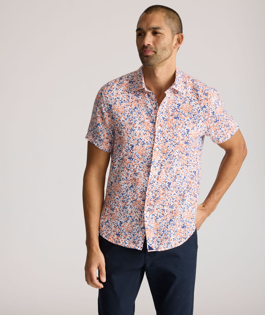Chemise Ellsworth à manches courtes en lin