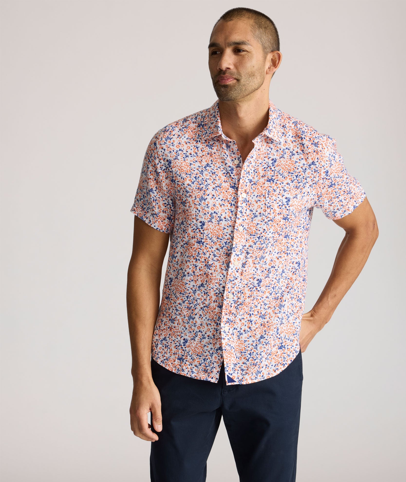 Chemise Ellsworth à manches courtes en lin