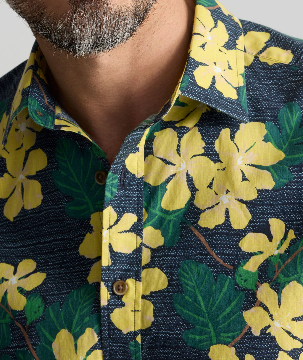 Chemise Finchley à manches courtes délavée vintage