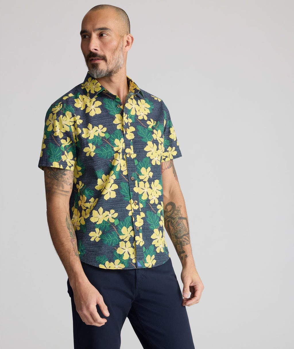Chemise Finchley à manches courtes délavée vintage