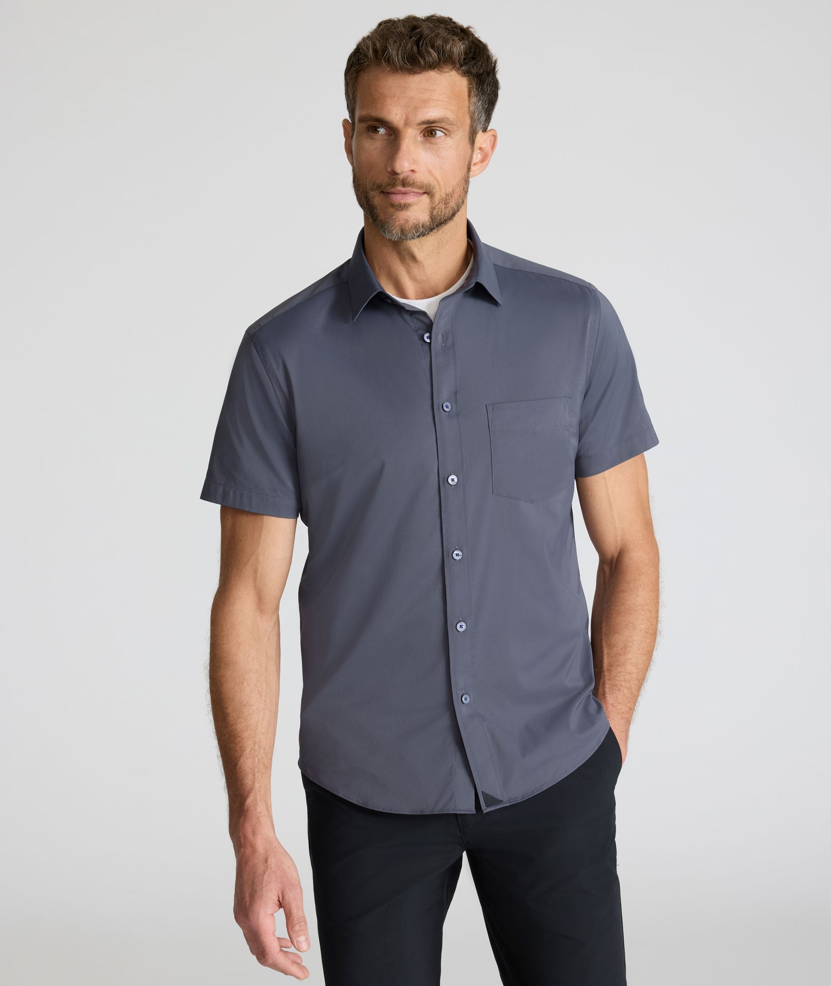 Chemise Gironde de performance à manches courtes