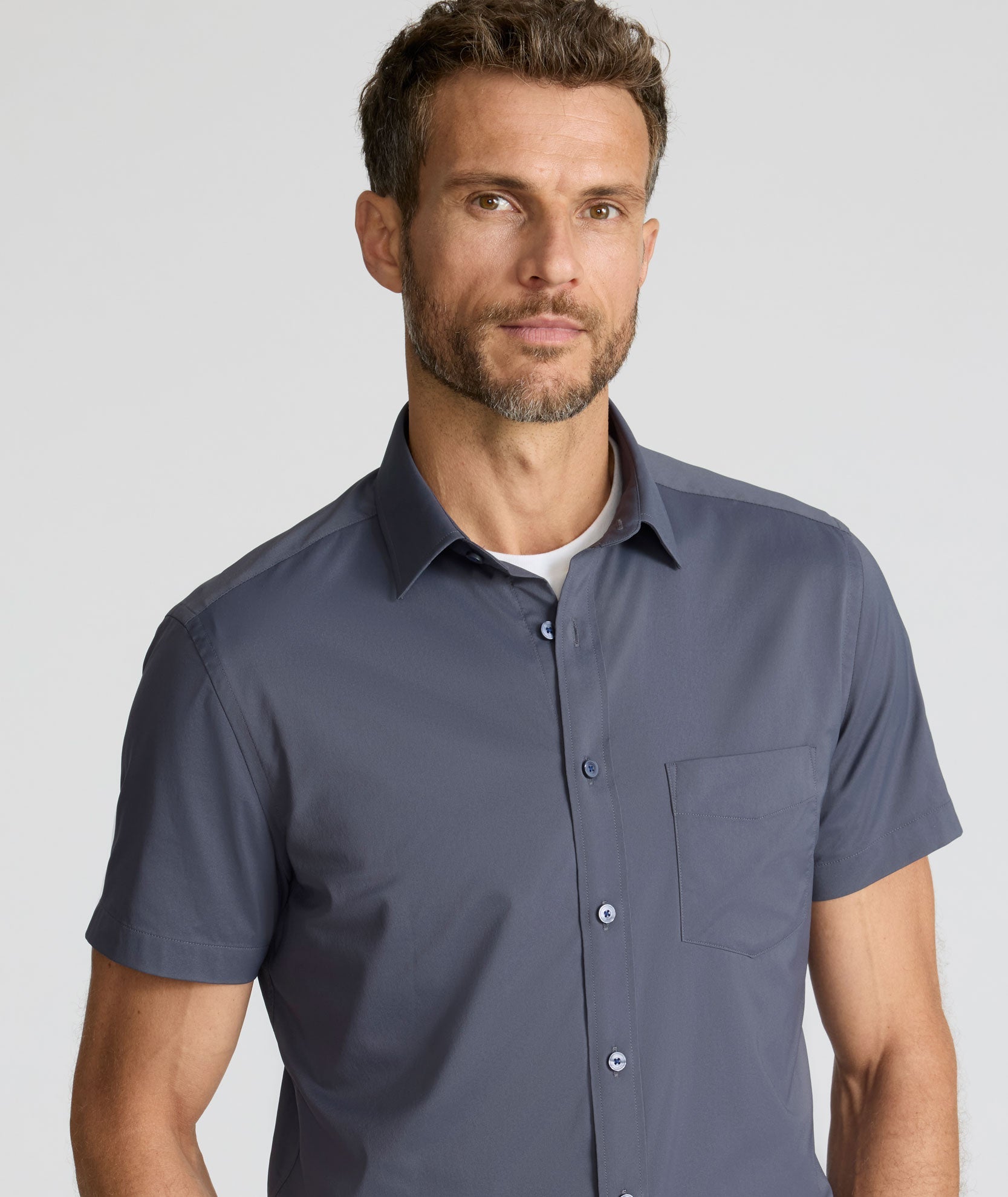 Chemise Gironde de performance à manches courtes