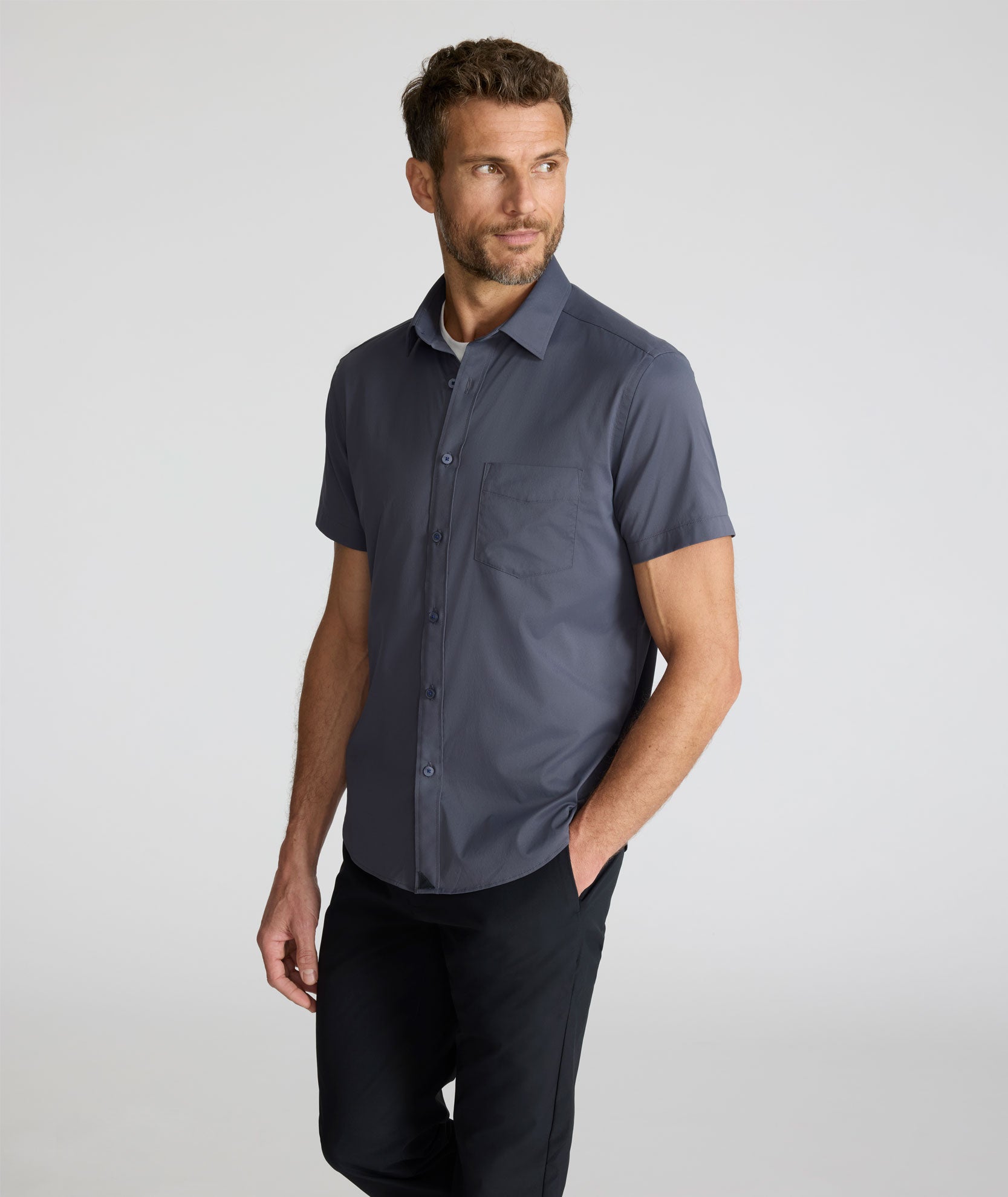 Chemise Gironde de performance à manches courtes