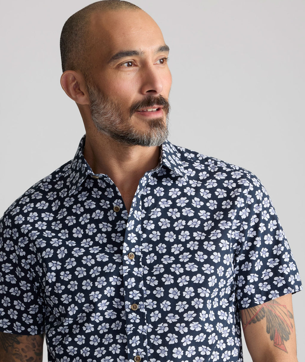Chemise Morningside à manches courtes délavée vintage