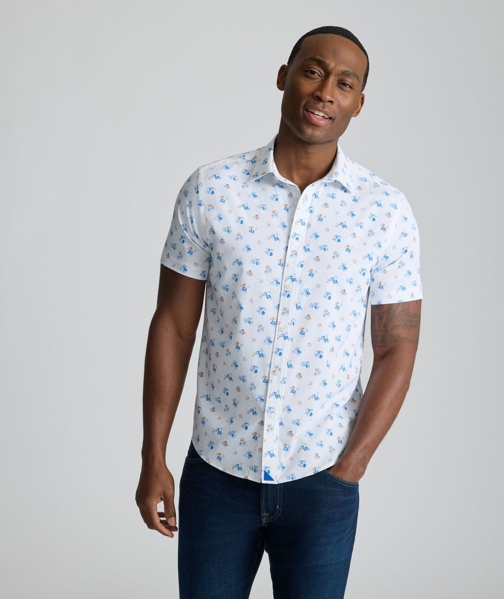 Chemise à manches courtes Opal performante