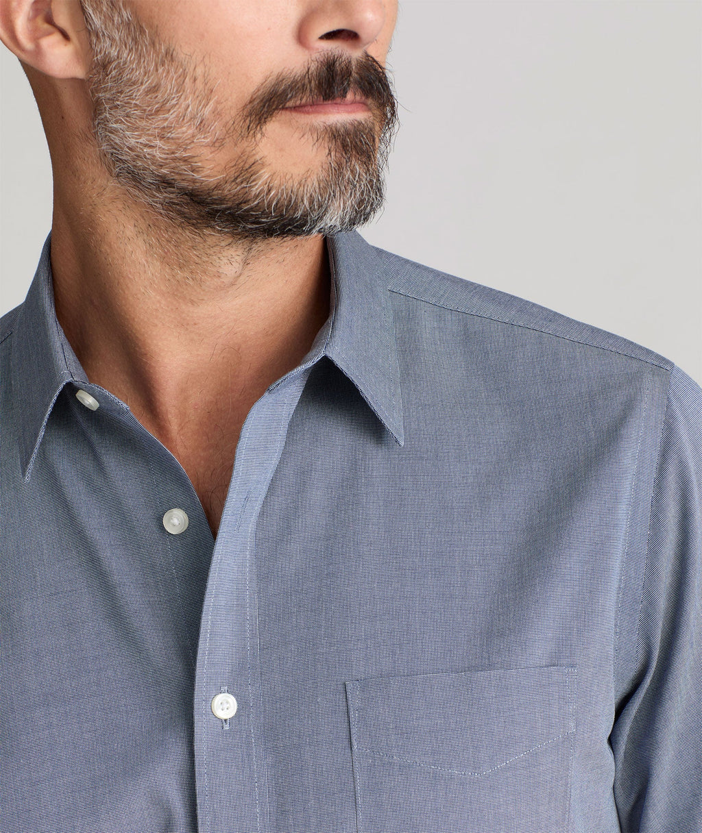 Chemise à manches courtes infroissable