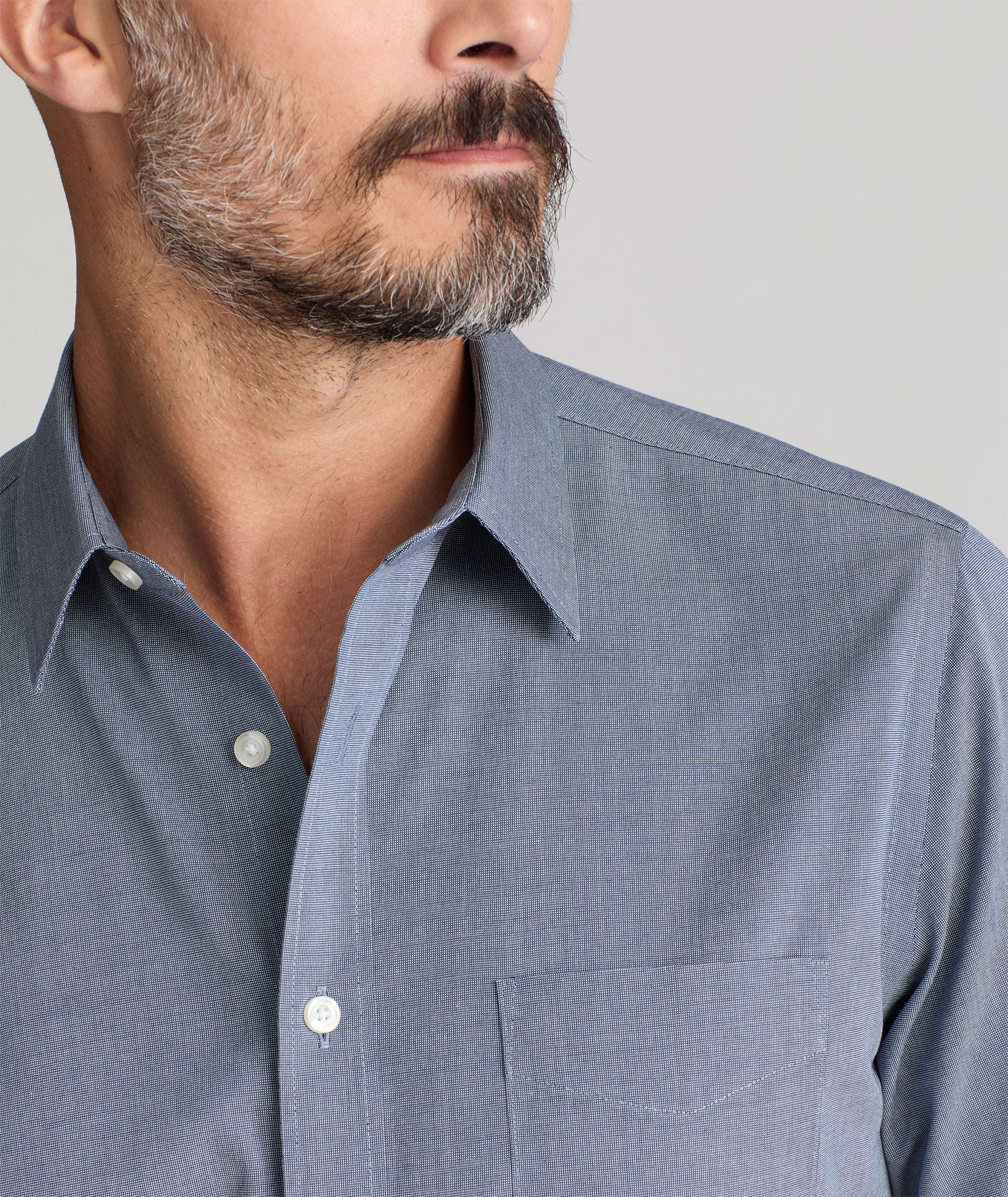 Chemise à manches courtes infroissable