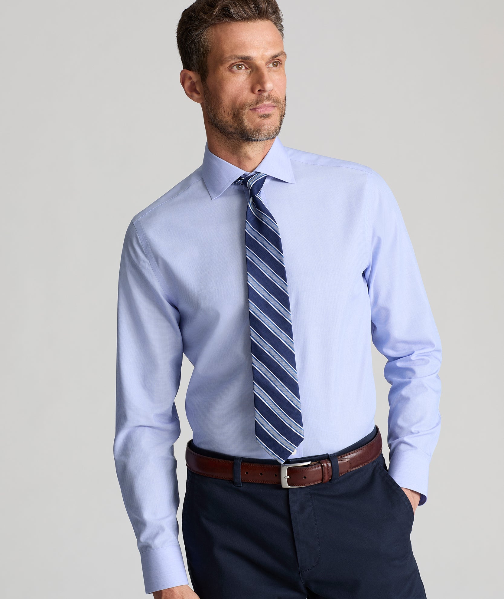 Chemise habillée infroissable