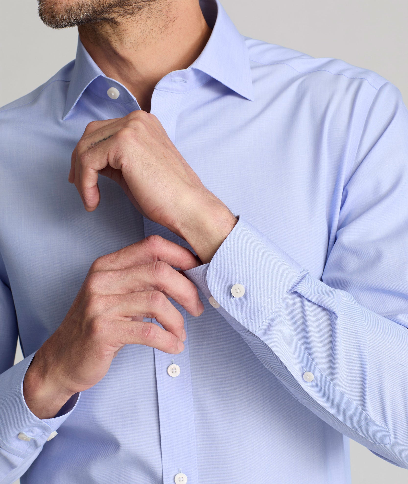 Chemise habillée infroissable