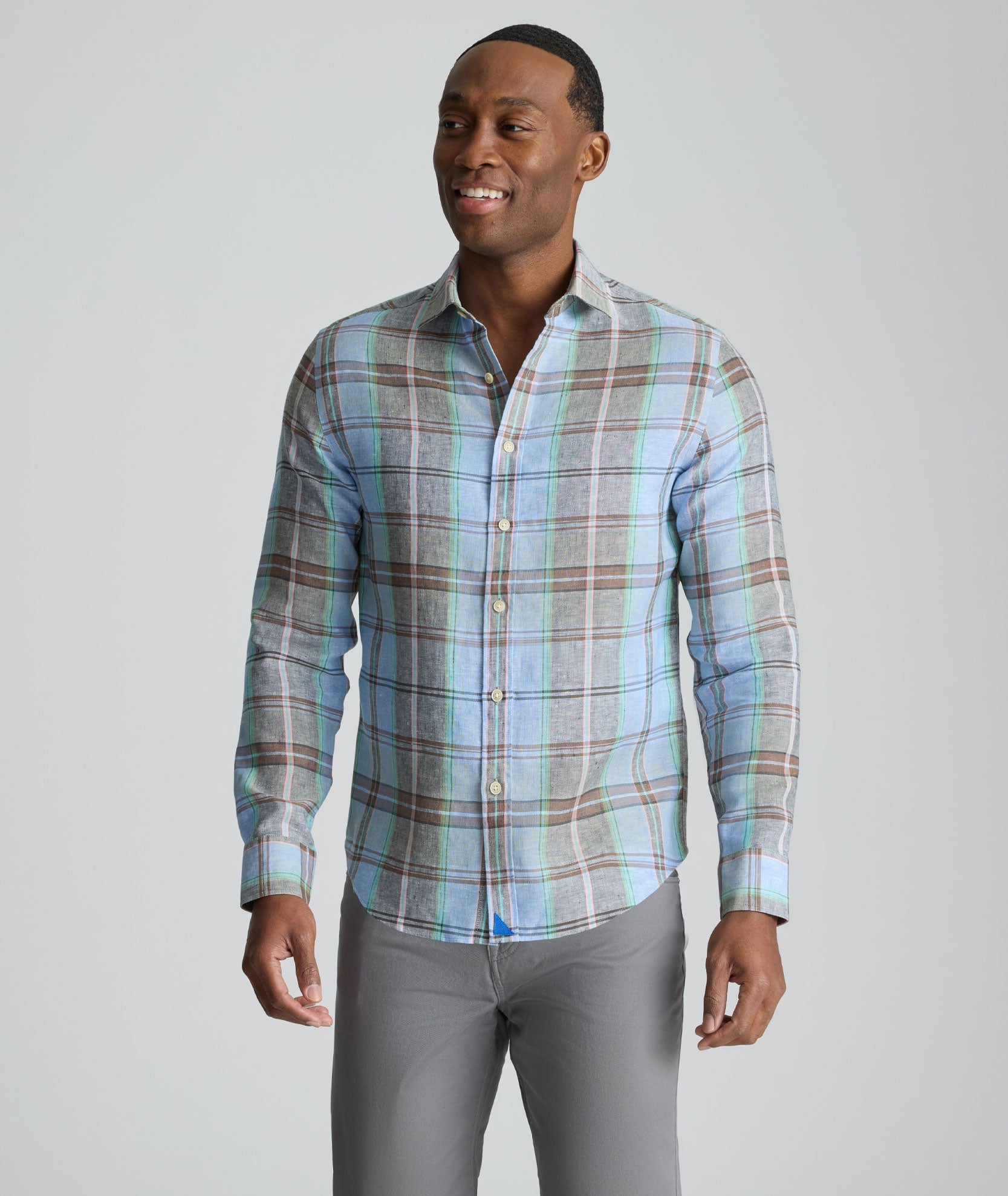 Chemise en lin Vaughn infroissable