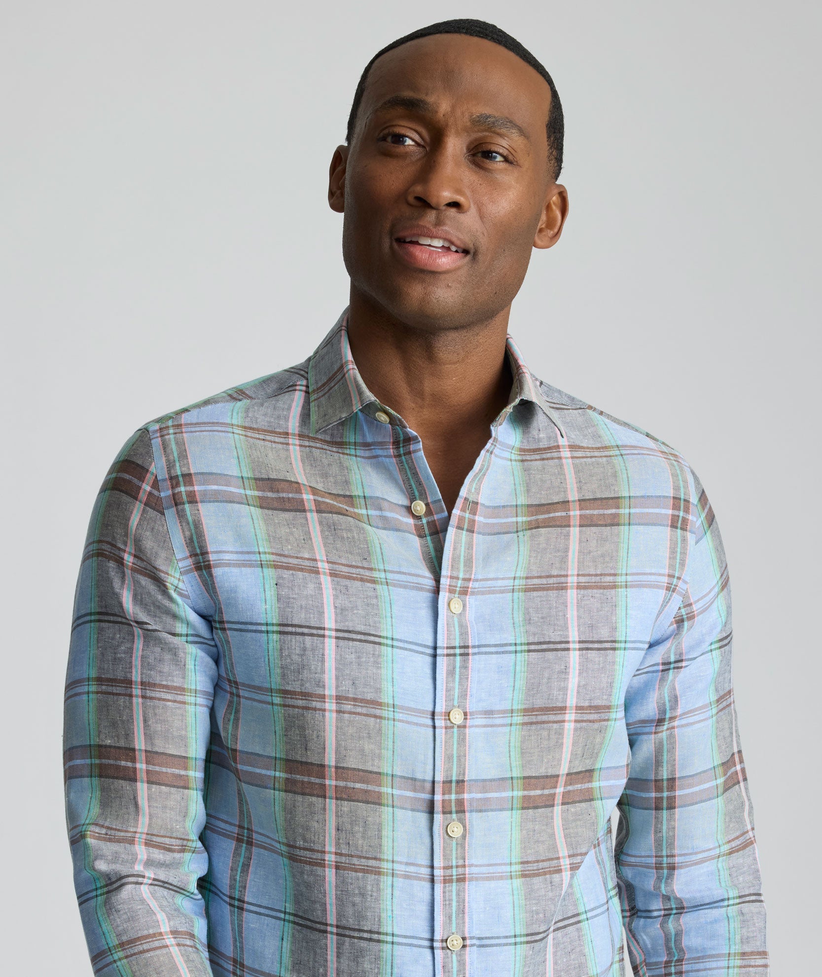 Chemise en lin Vaughn infroissable