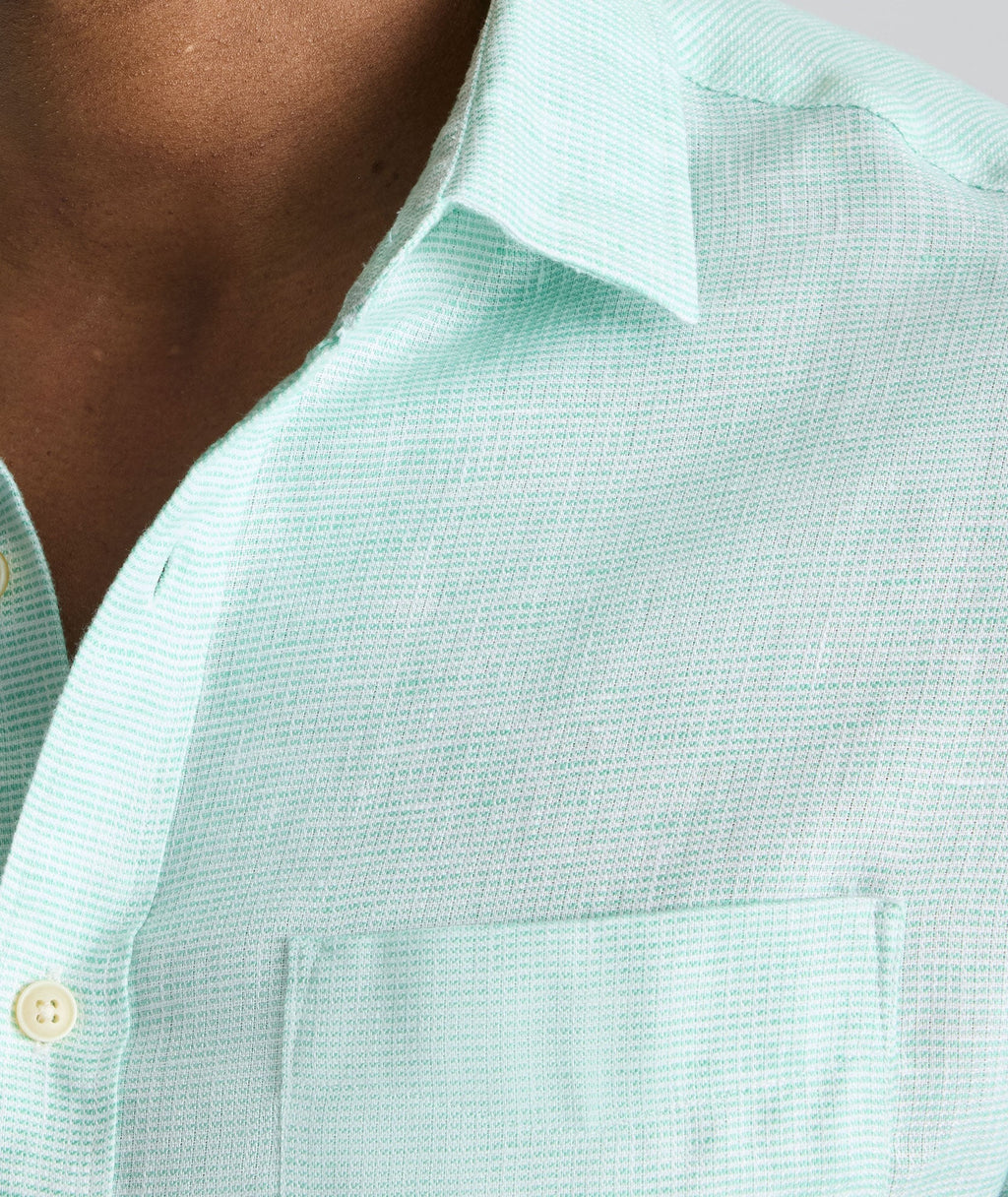 Chemise en lin infroissable
